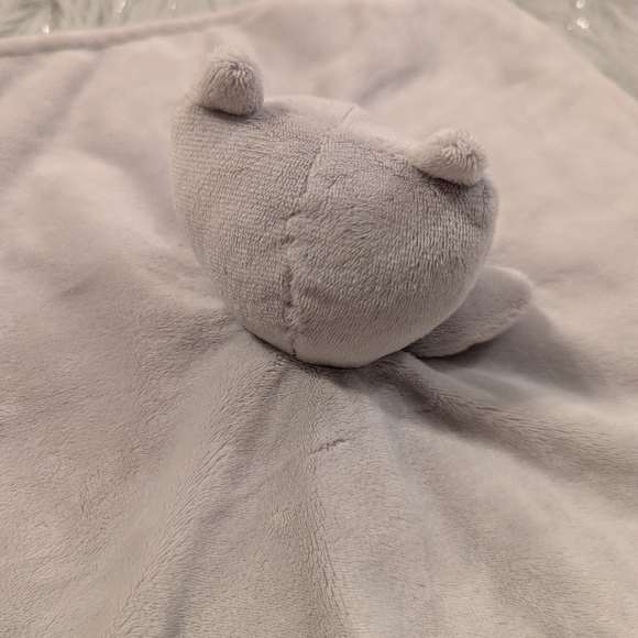 Kohl's Cares Owl lovey Baby Blanket Grey Plush - Picture 4 of 6